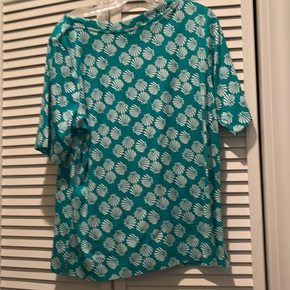 Chicos Pima geo shell top New with tags size 3! - Picture 2 of 4